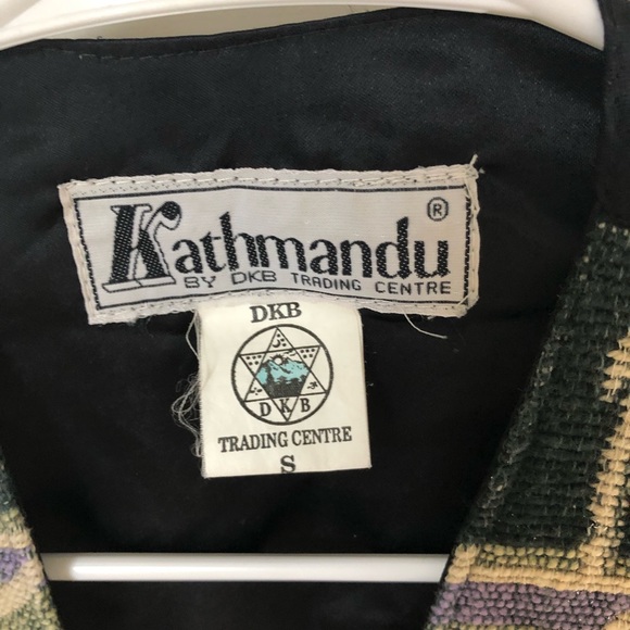 Vintage Vtg Llama Tapestry Cotton Vest Small S Grannycore - Picture 3 of 11